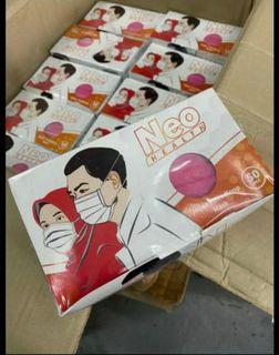 3 ply Headloop Mask (Pink colour)