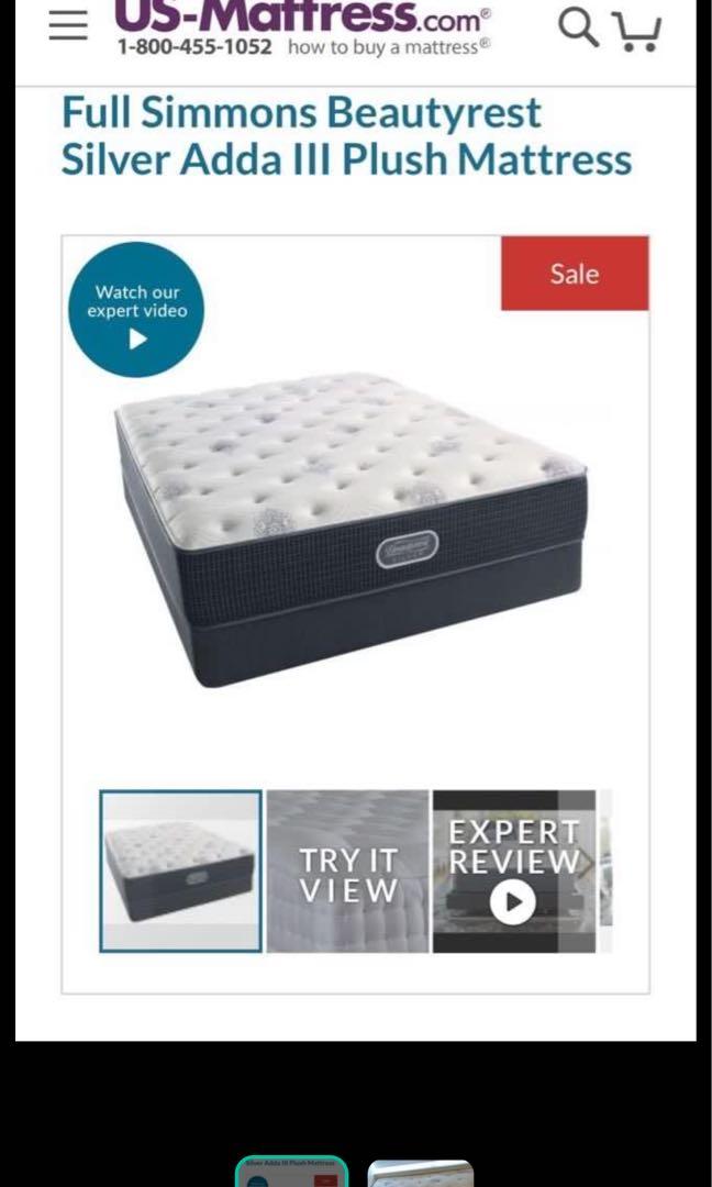 Queen simmons beautyrest silver adda 4 medium firm shop 11.75 inch mattress