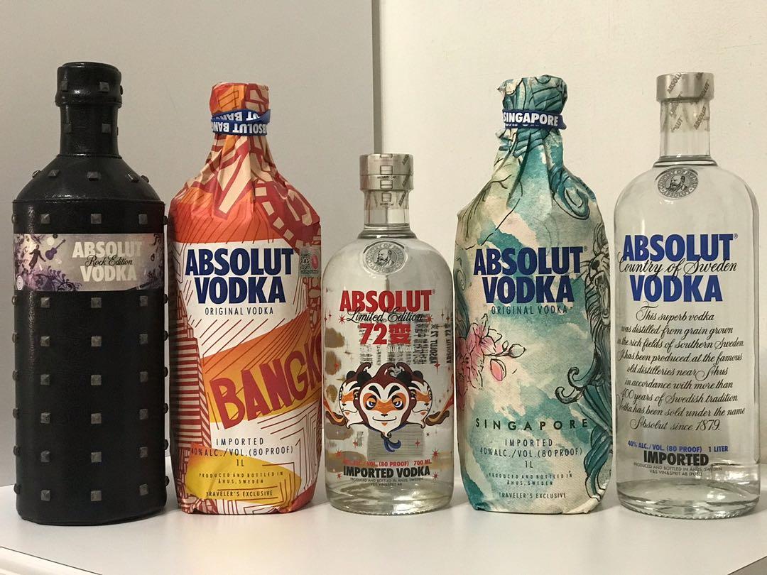 30x Absolut Vodka Collection Set, Food & Drinks, Beverages on Carousell