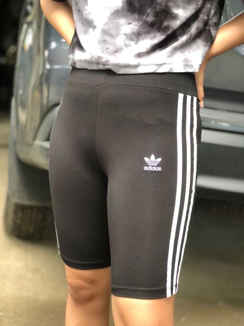 Gray adidas biker shorts hot sale
