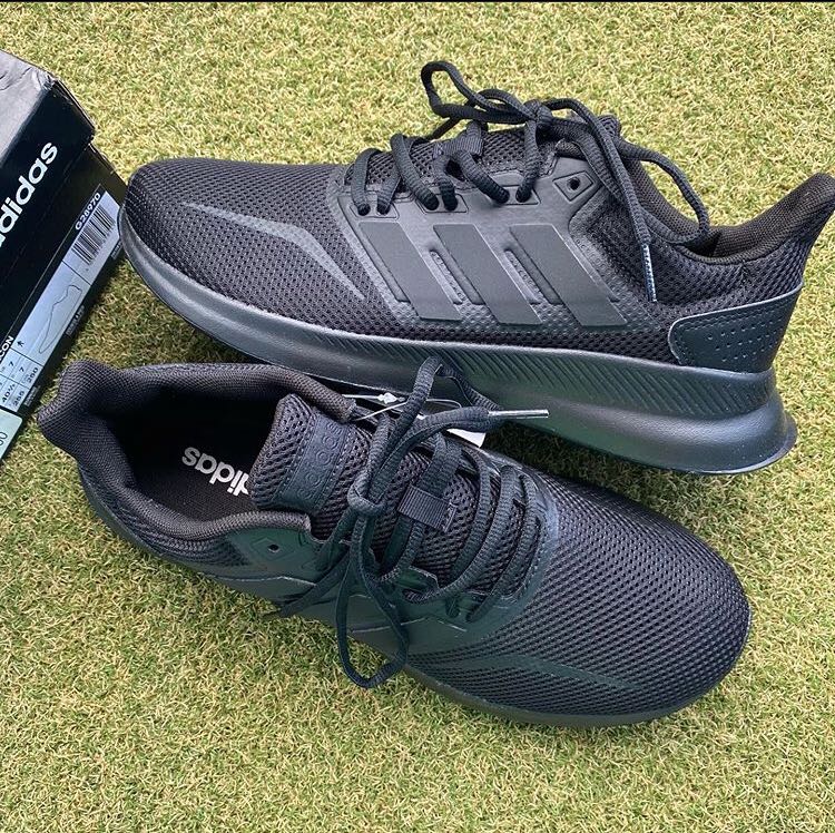 adidas runfalcon triple black