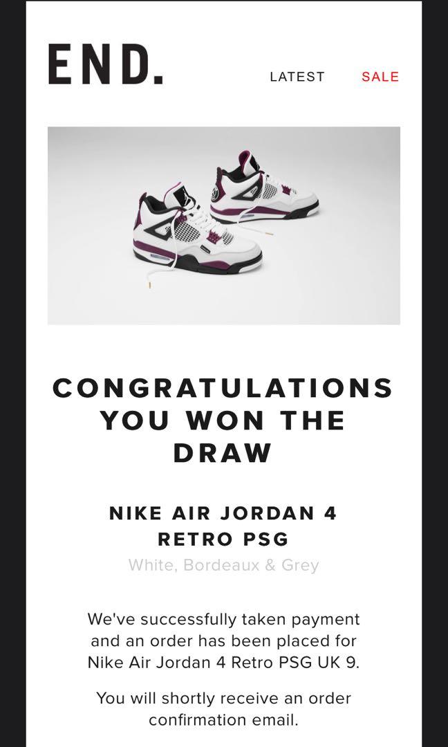 jordan 4 psg stockx