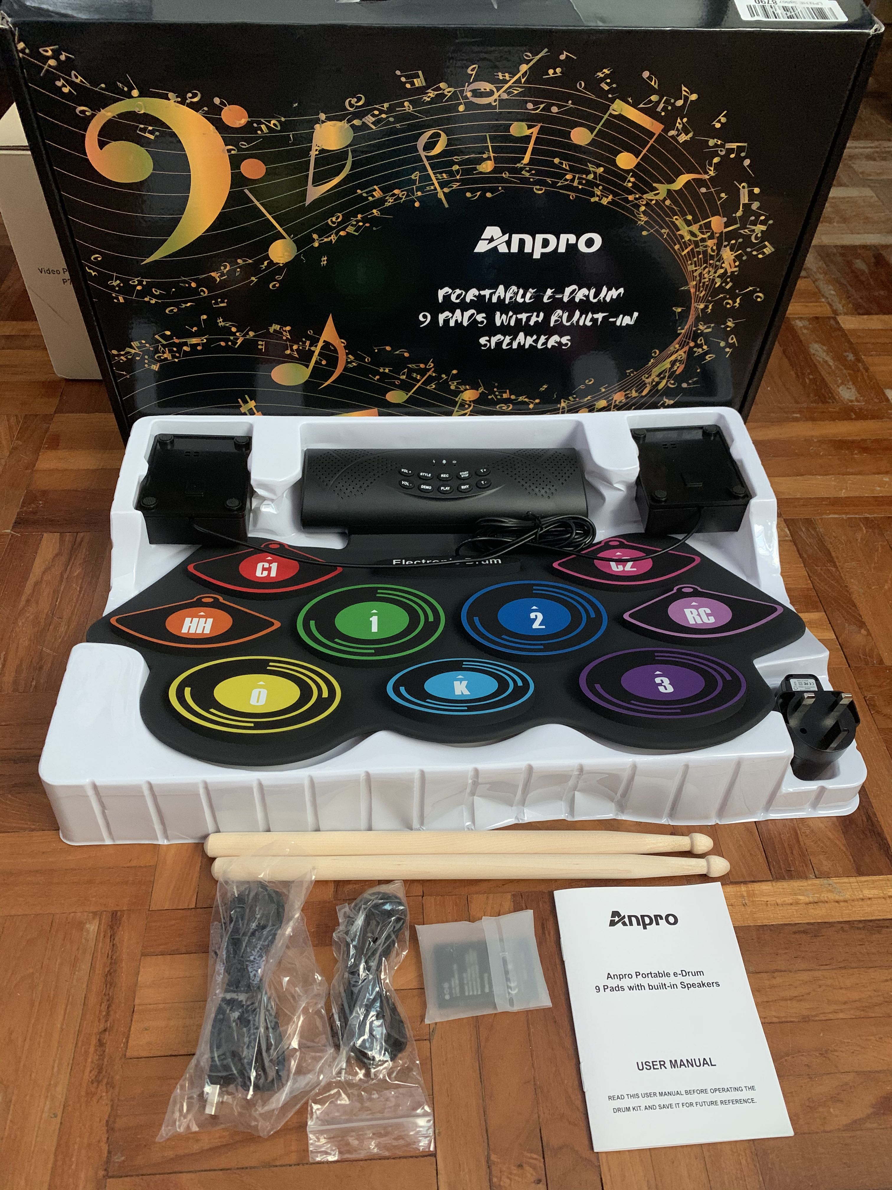 Anpro electronic drum sale set