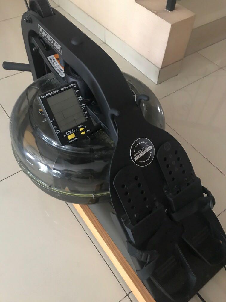 Apollo Hibrid AR Power Rowing Machine, Olah Raga, Perlengkapan Olahraga ...