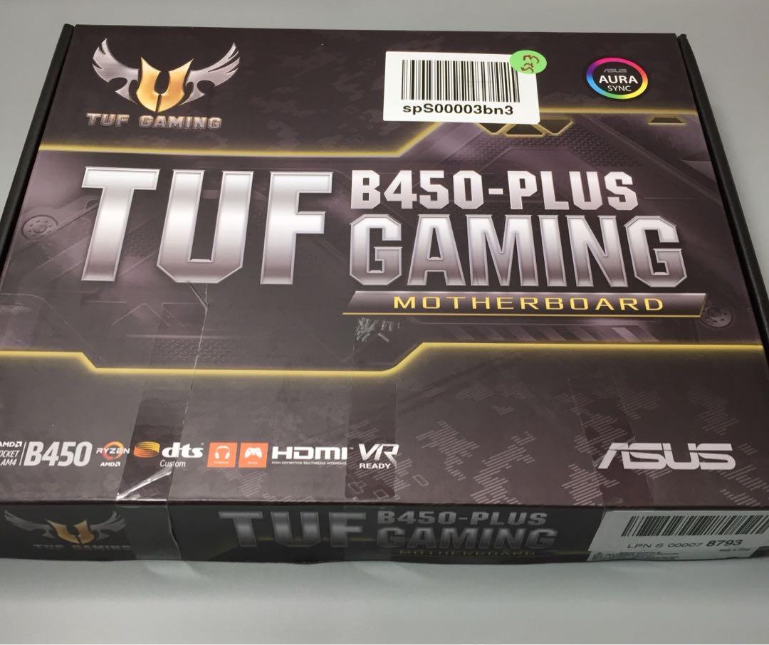 Asus Tuf B450 Plus Gaming Motherboard Electronics Computer Parts Accessories On Carousell Asus Tuf B450 Plus Gaming Motherboard Electronics Computer Parts Accessories On Carousell