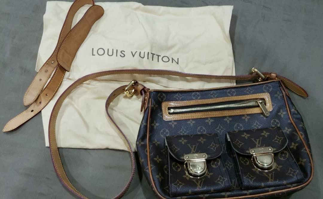 Authentic Louis Vuitton Monogram Hudson GM, Women's Fashion, Bags
