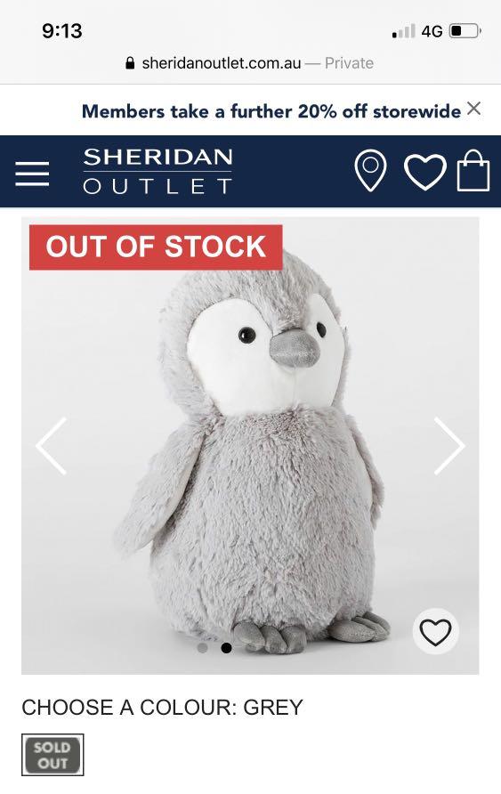 Sheridan outlet baby shop