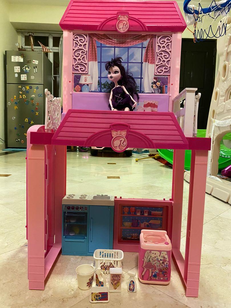 barbie 2 story house