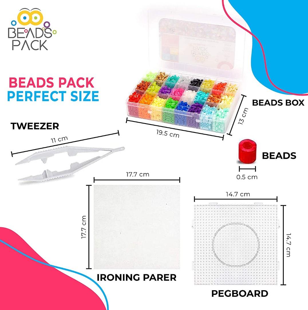 Beads Pack – Premium 4200 Fuse Bead Kit – Melty Iron Beads Craft