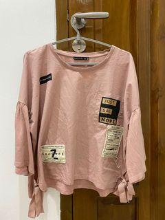 bershka tops pink
