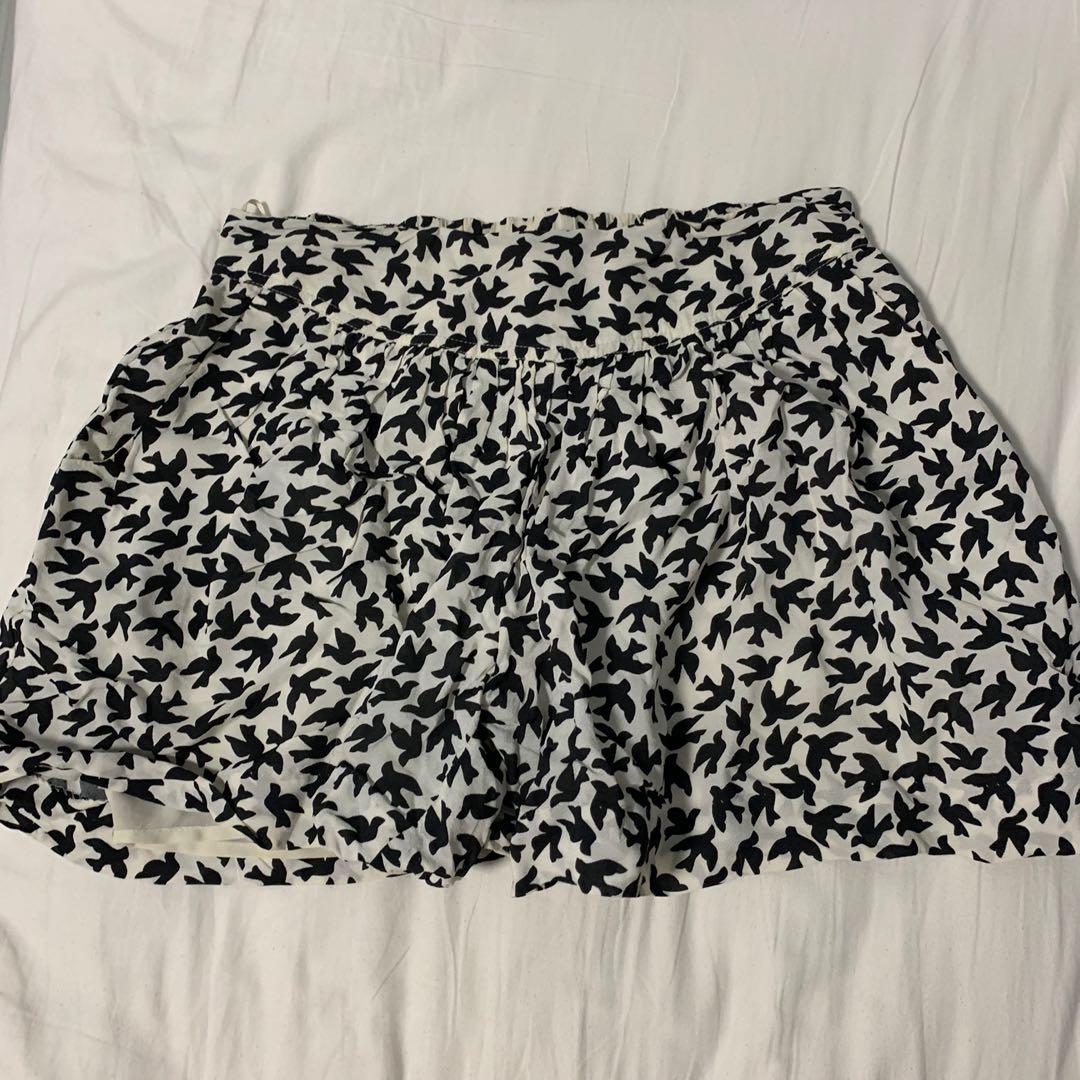 Black and white skort Clearance