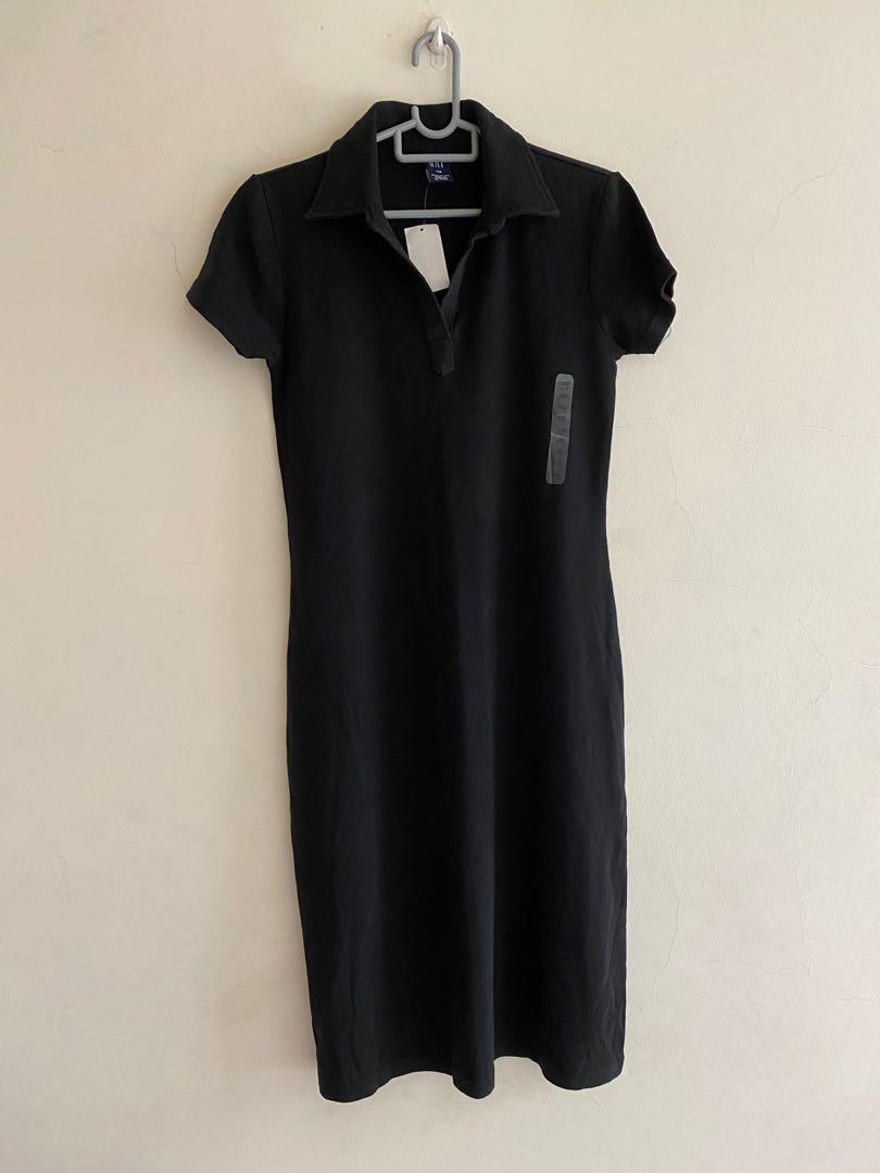 gap black t shirt dress