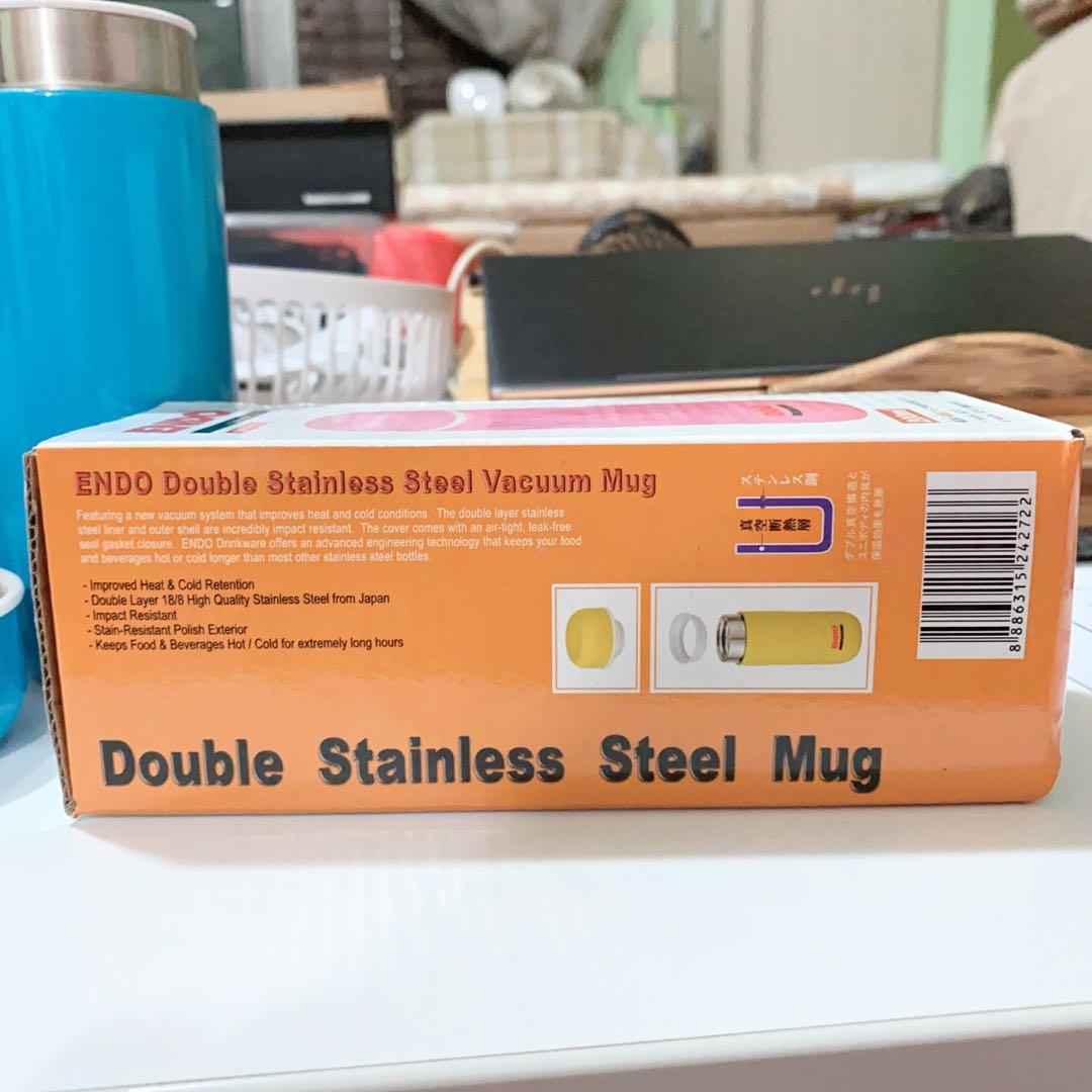 New Endo Thermal Flask Stainless Steel, Furniture & Home Living
