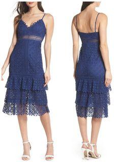 forever new katie lace tier dress