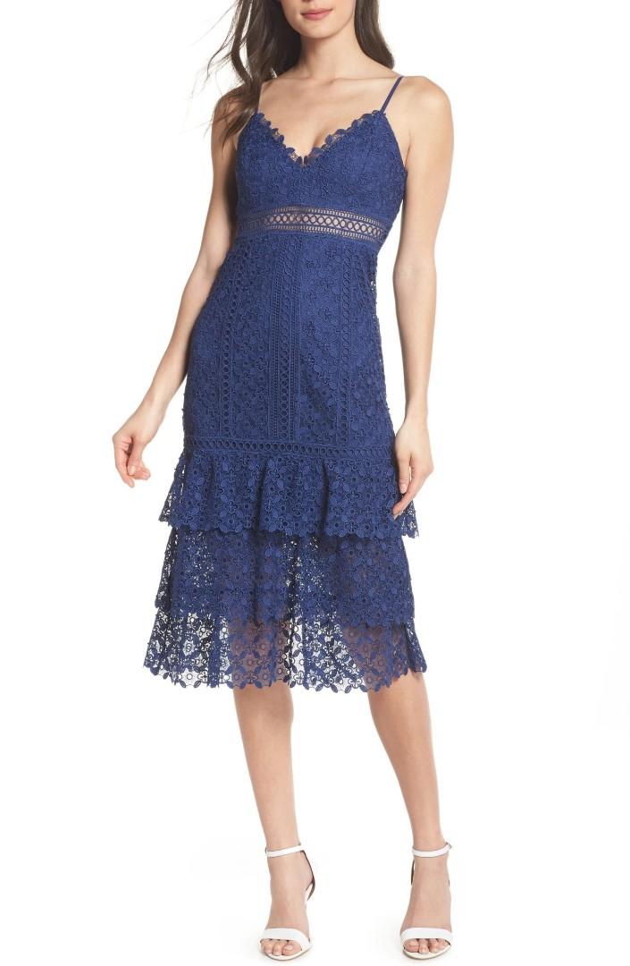 forever new katie lace tier dress