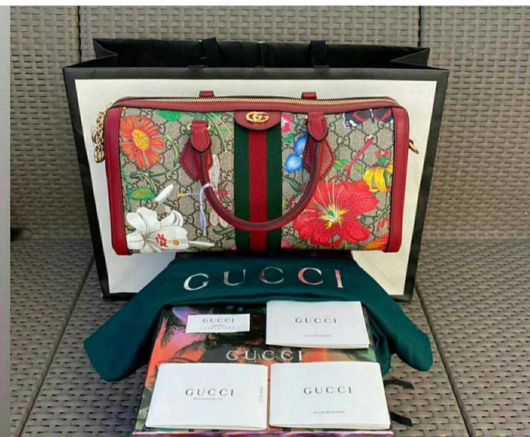 gucci floral sling bag