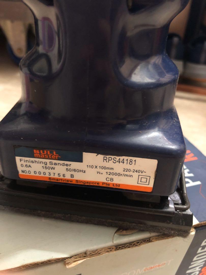 Bull master palm sander, Everything Else on Carousell