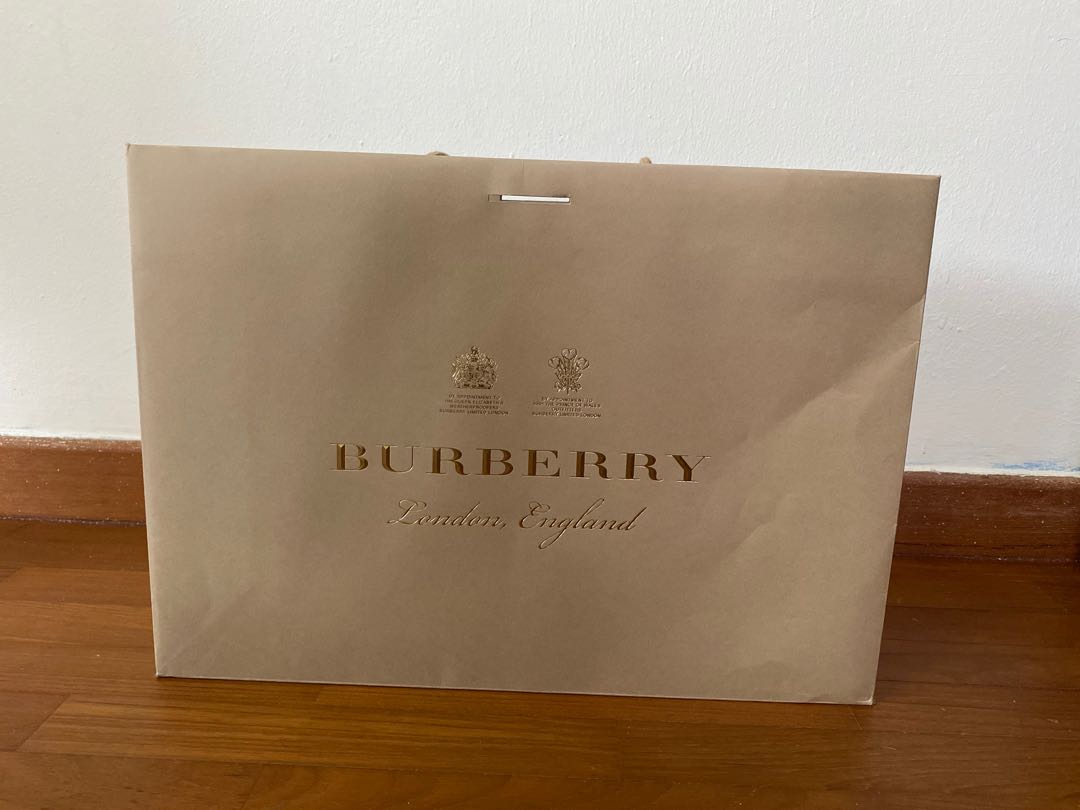 paper bag burberry