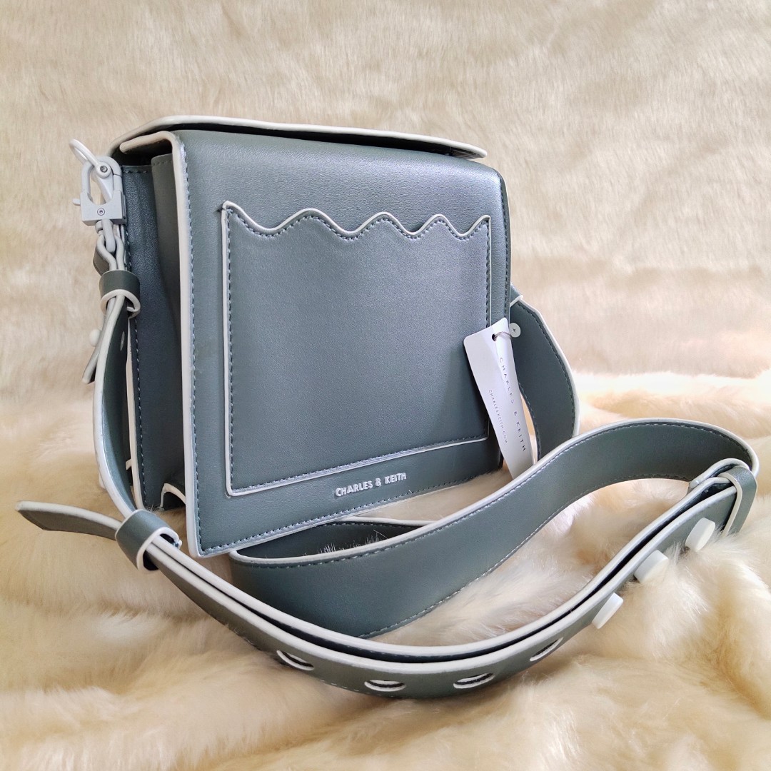 charles & keith translucent tote bolsa