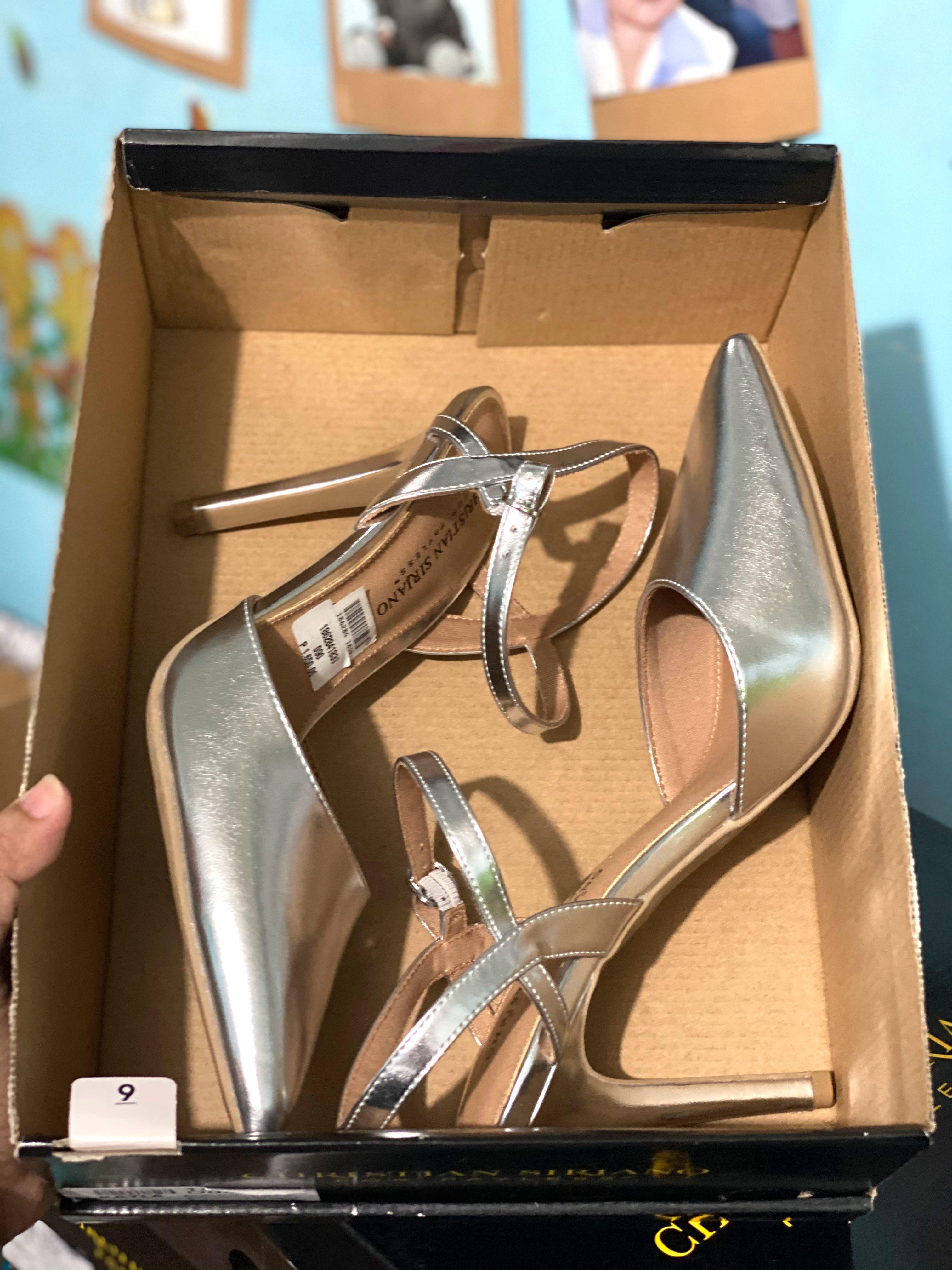 Christian Siriano Payless Heels Silver 