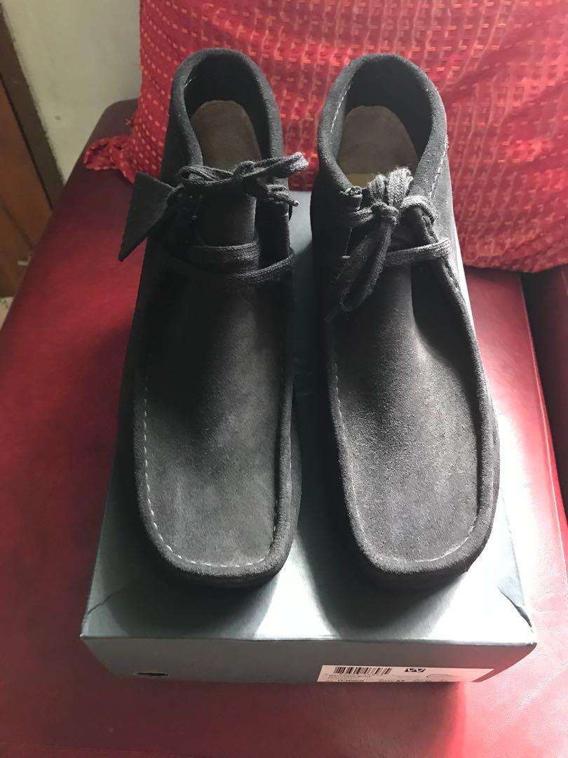 Clarks boots mens silver clearance
