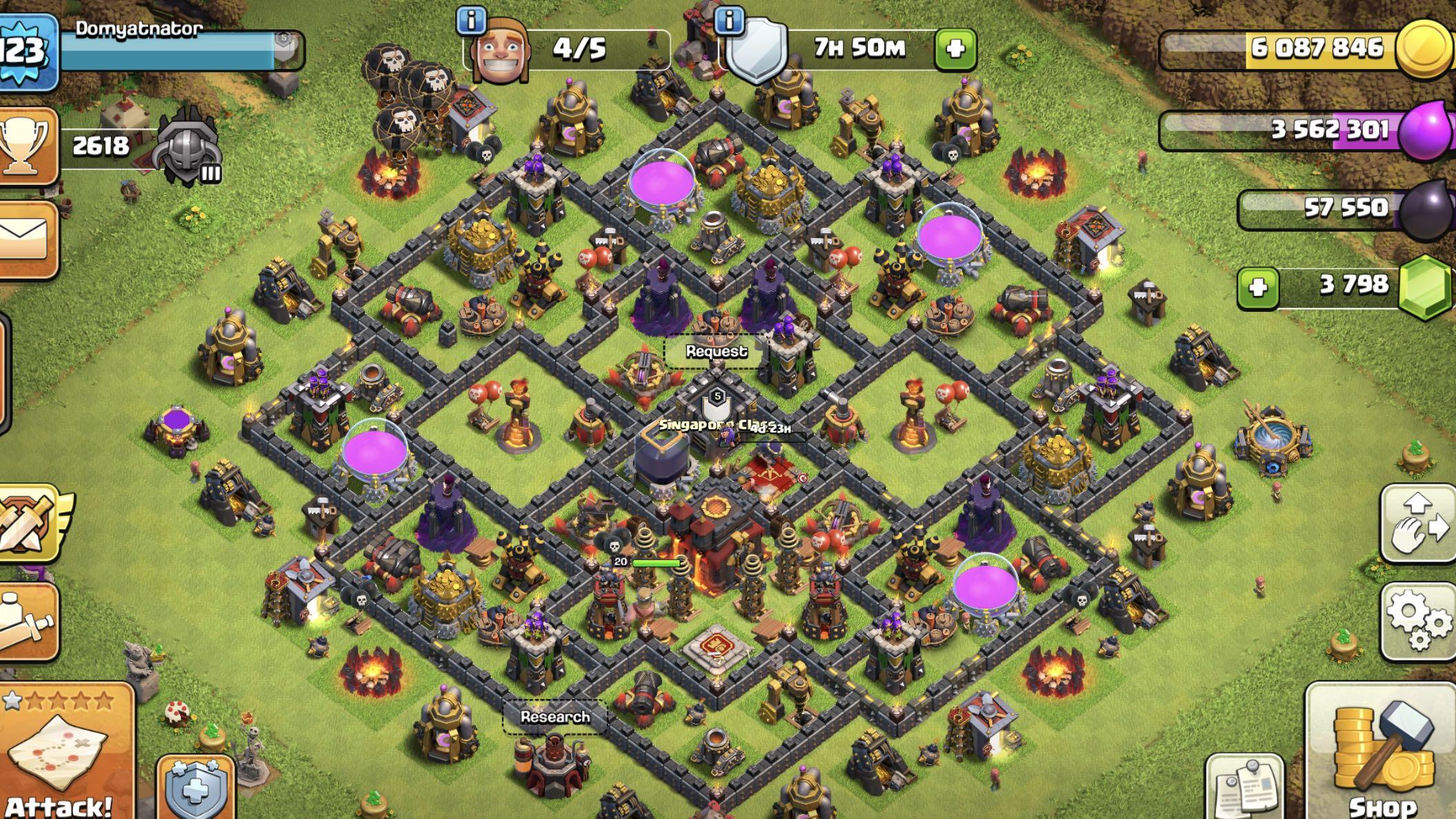 Clash Of Clans Th10 Account For Sale