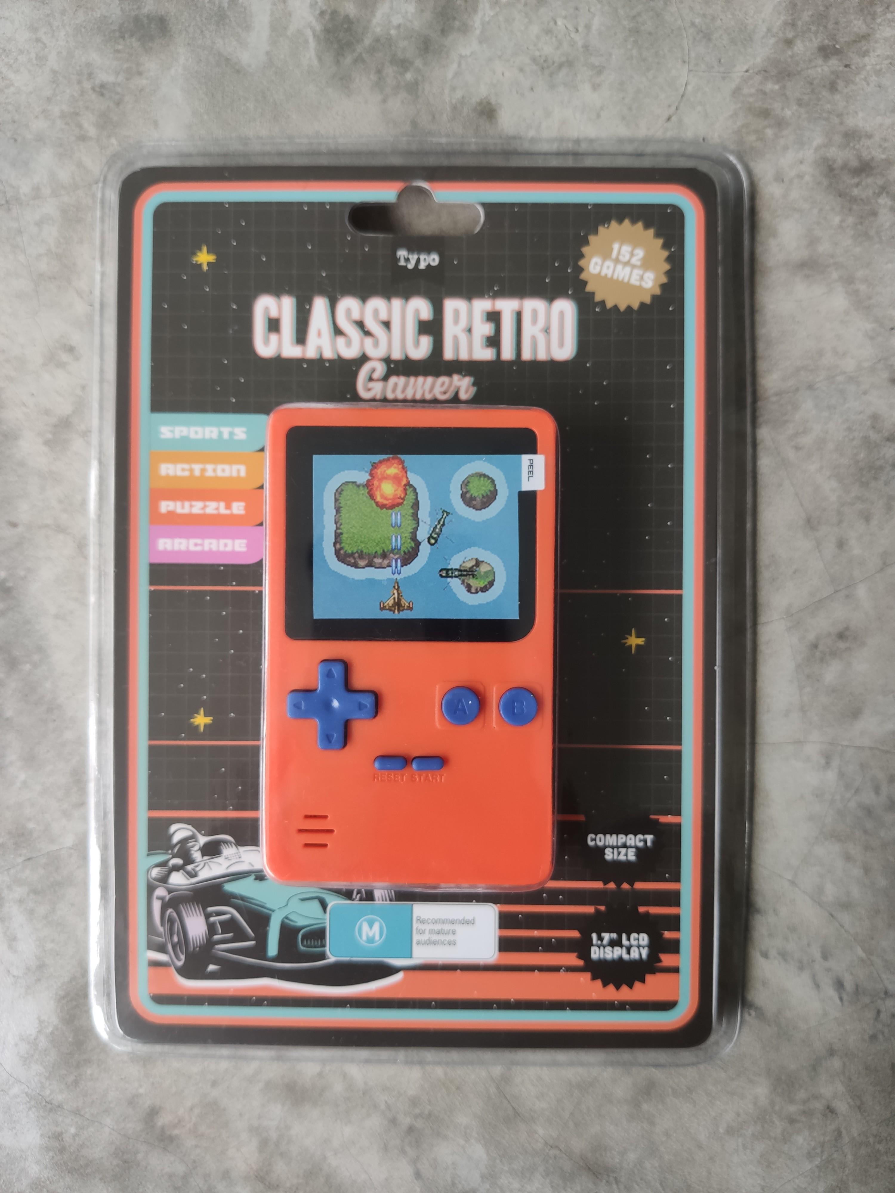 typo classic retro gamer