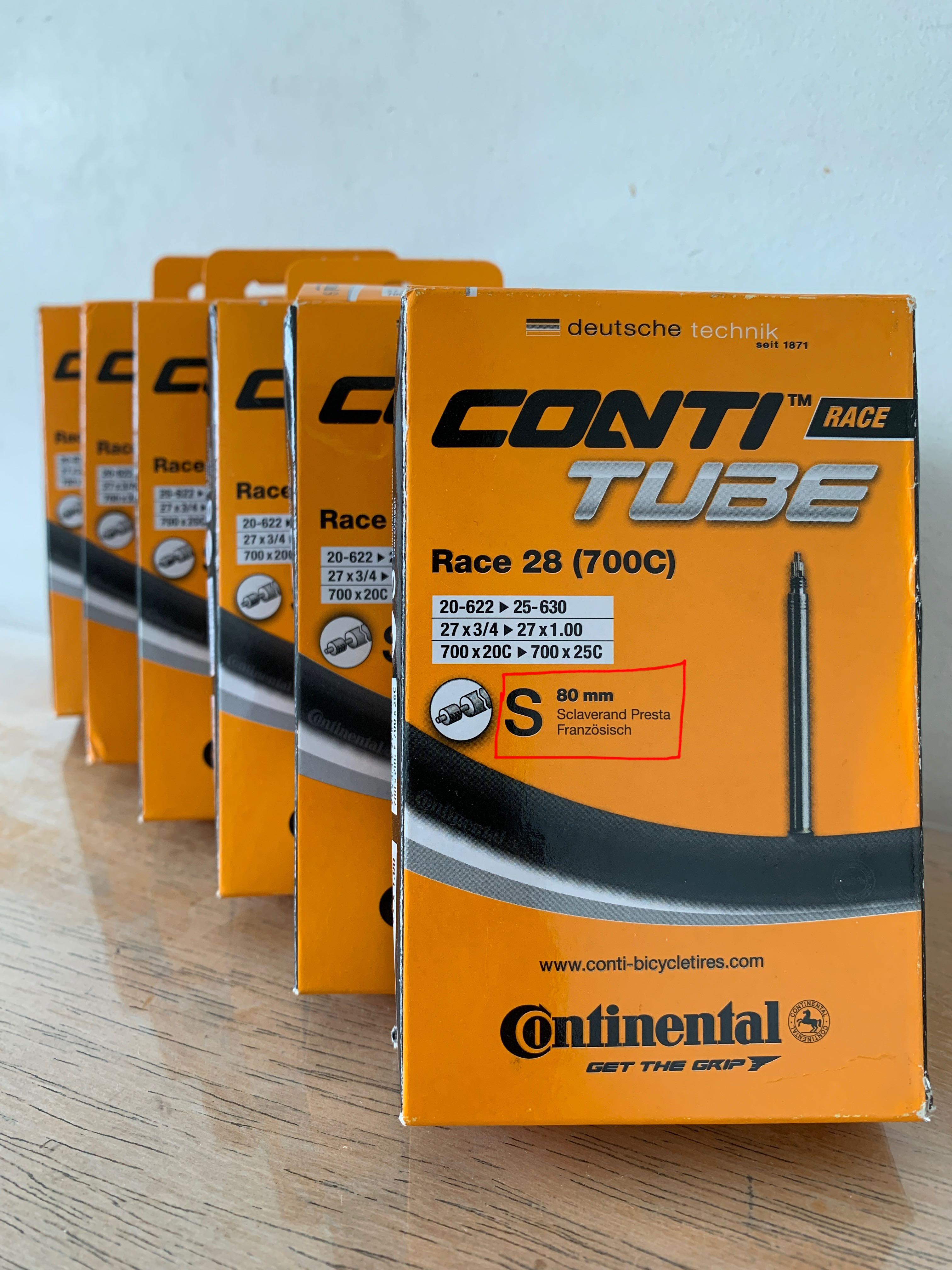 continental inner tubes 80mm valve