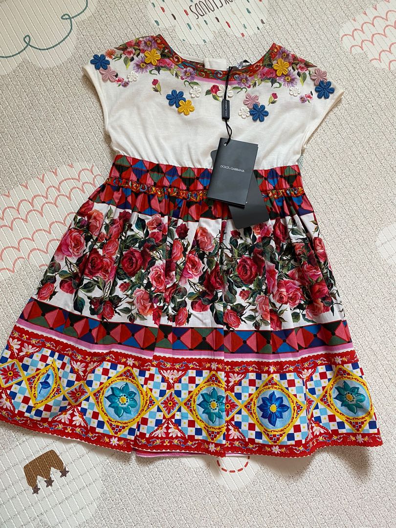 dolce and gabbana girls dress