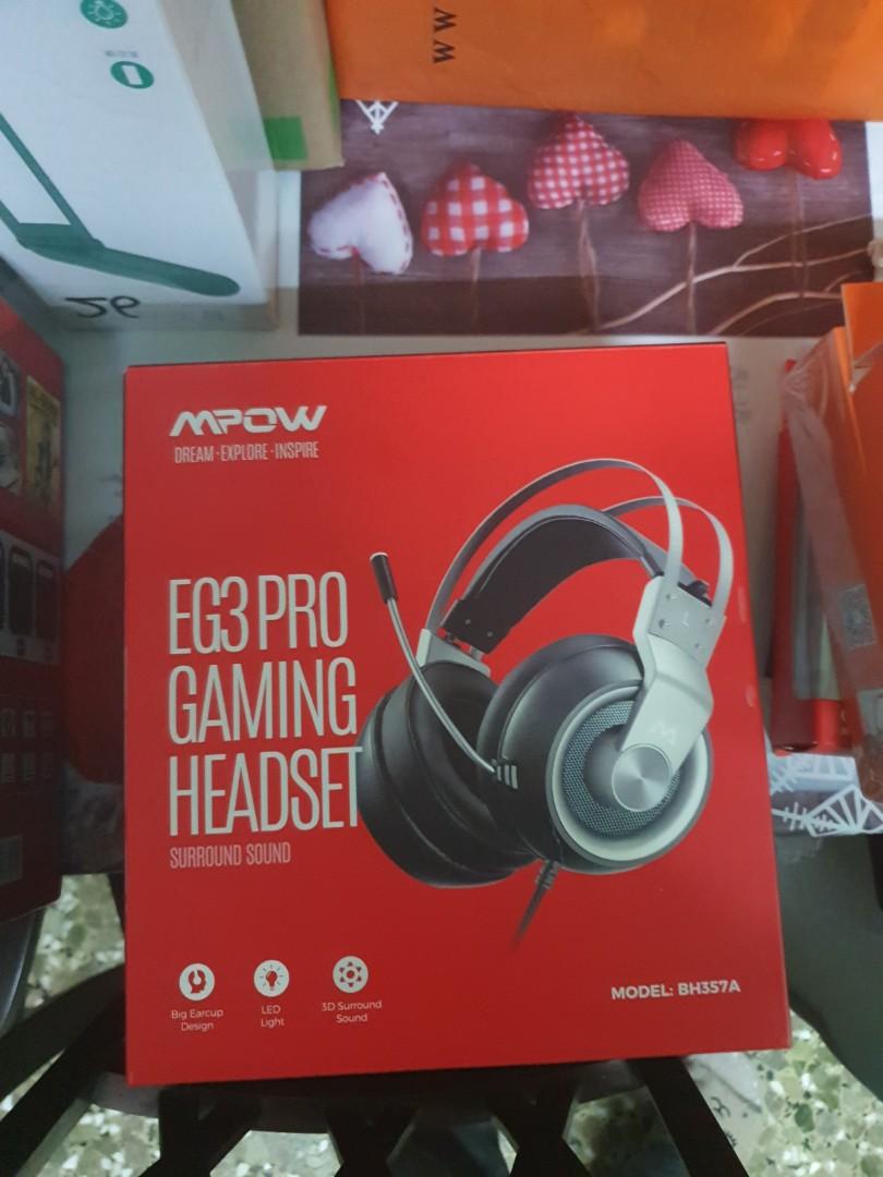 Mpow eg3 pro gaming headset with clearance 3d surround sound