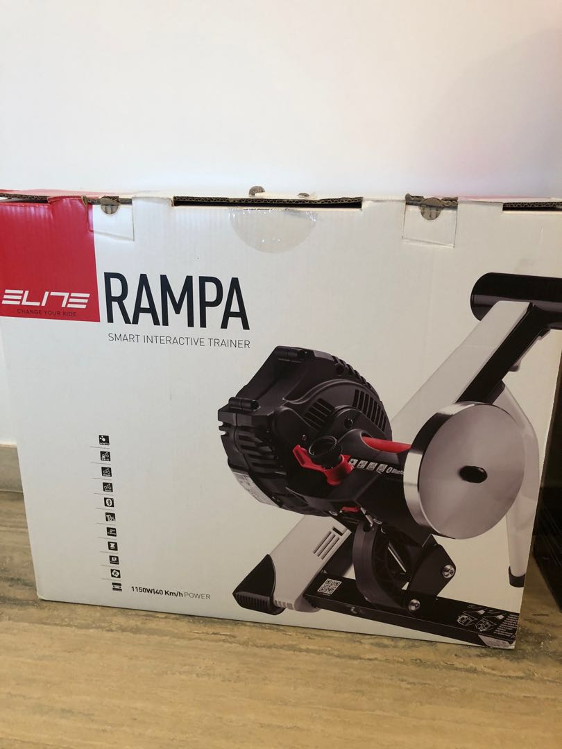 elite rampa bike trainer