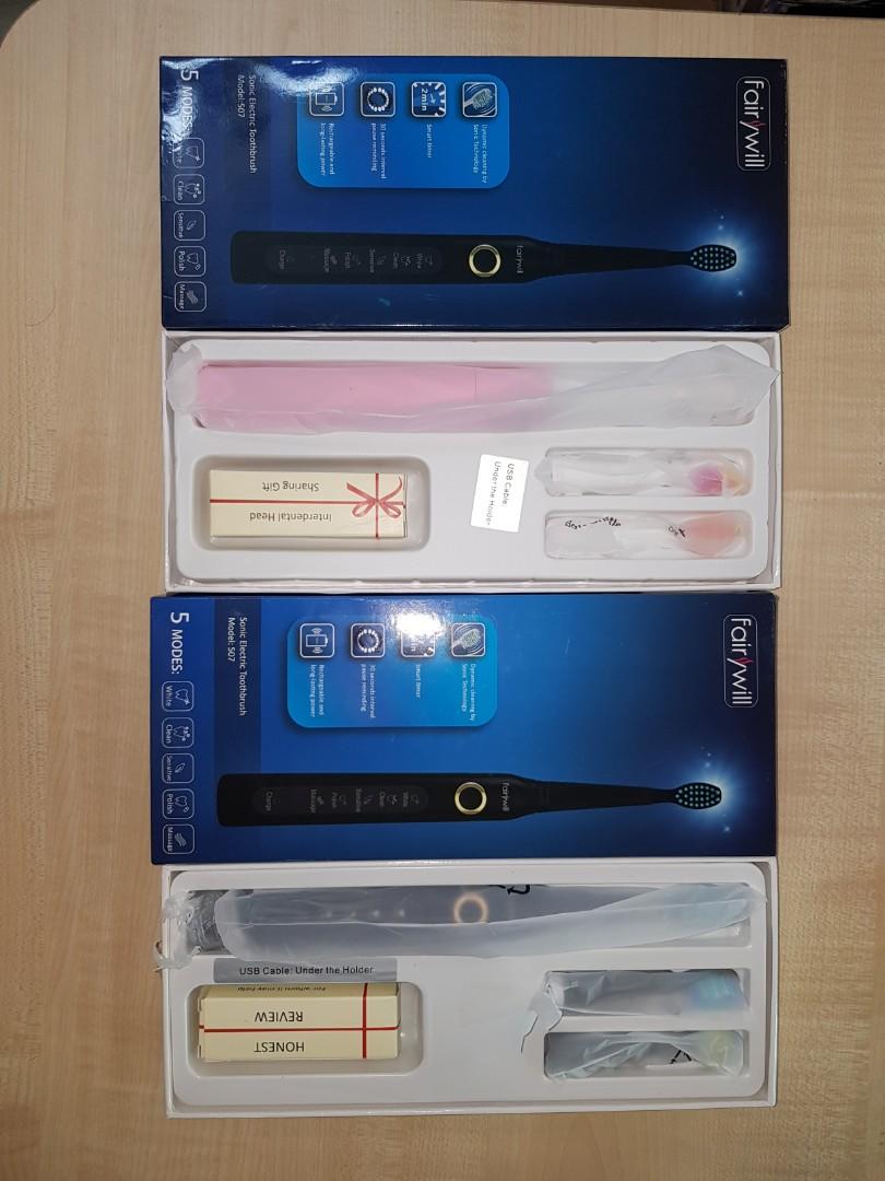 fairywill toothbrush settings