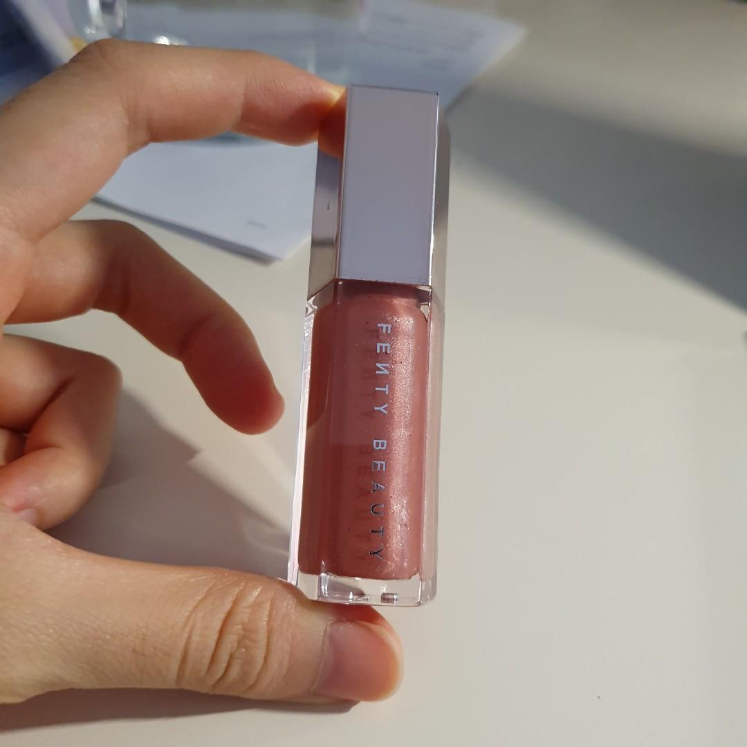Fenty Beauty lip gloss Fussy, Beauty & Personal Care, Face, Makeup on