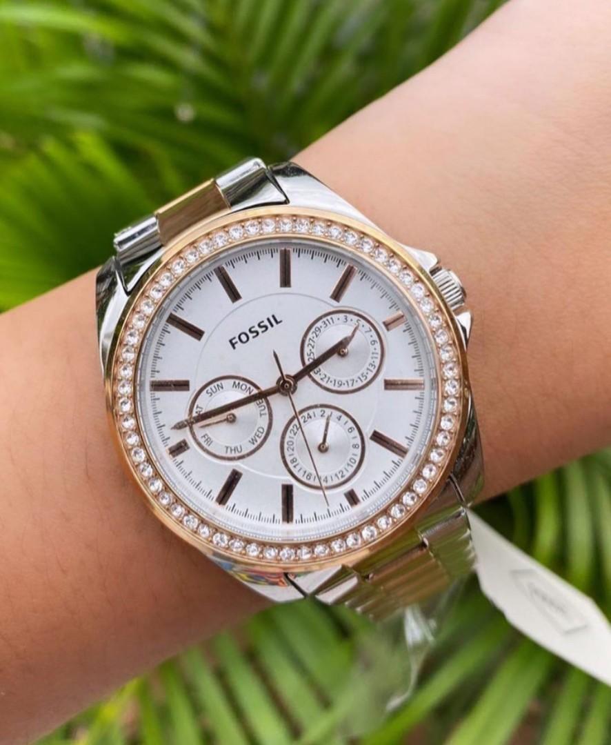 Fossil Janice Two tone Stainless Watch