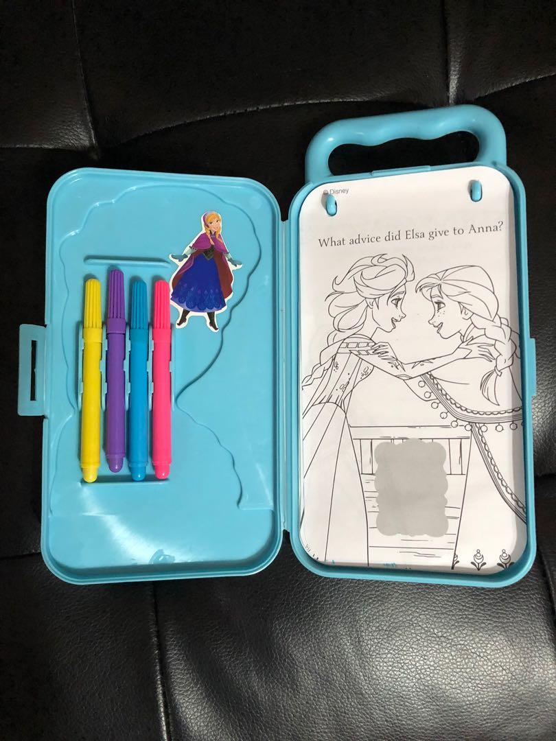 Frozen Coloring set, Hobbies & Toys, Toys & Games on Carousell