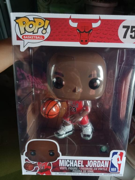 Michael Jordan Funko Pop! Jumbo Figure 10 Inches 75 Basketball NBA Bulls 23  Vinyl Figure