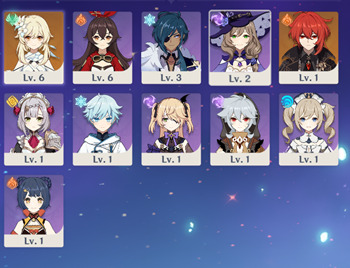 Genshin Impact 3 X 5 Characters Mona Venti Diluc Ar26 Account Toys Games Video Gaming In Game Products On Carousell
