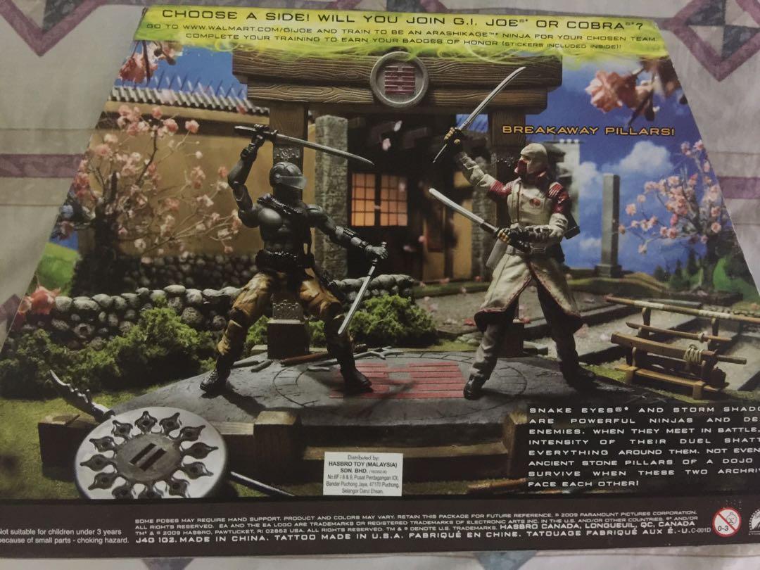 Storm Shadow Roc Gi Joe ROC Snake Eyes vs Storm Shadow Ninja Battles Walmart Exclusive ...