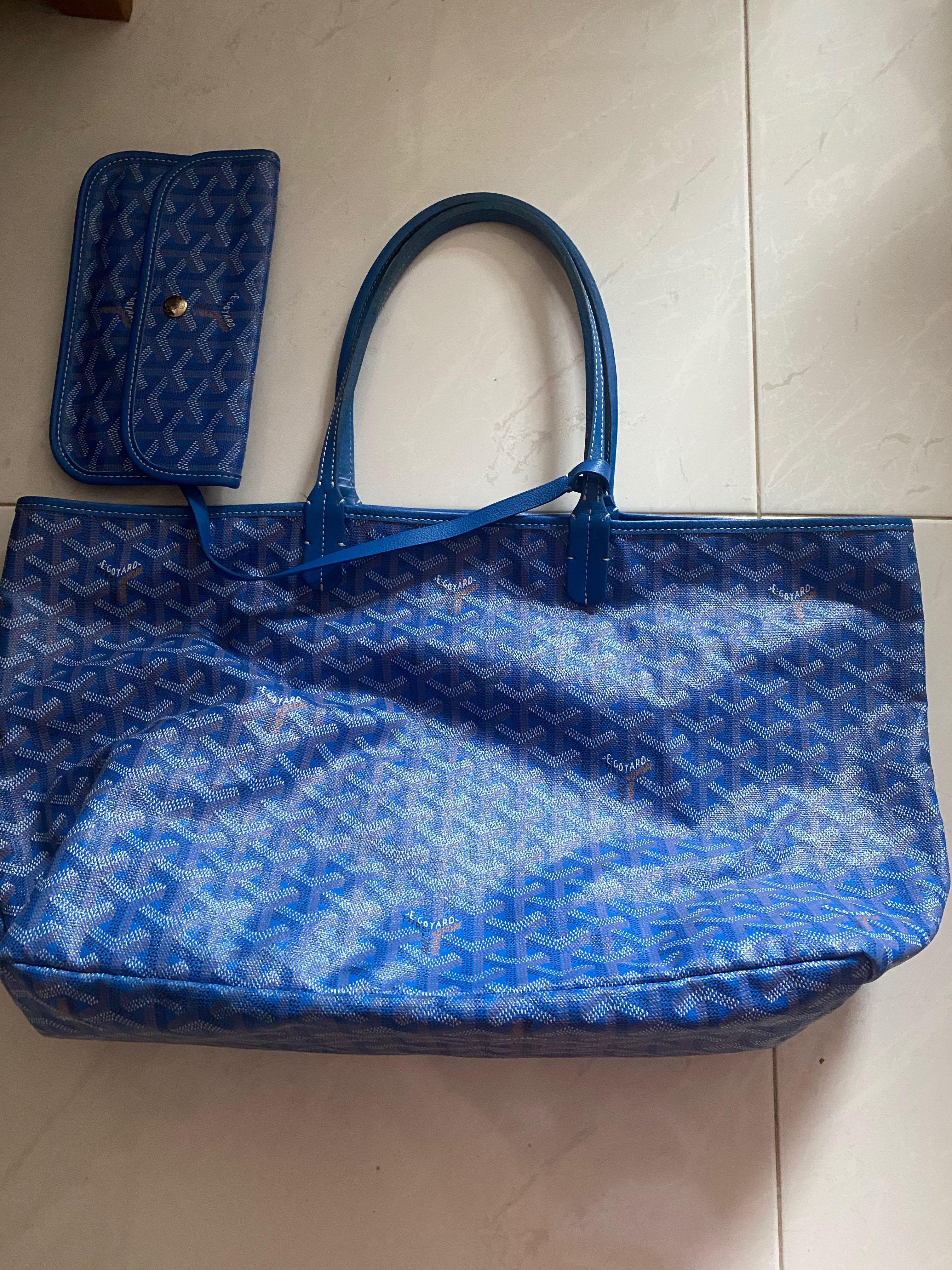 GOYARD SAINT LOUIS PM BLUE, Luxury, Bags & Wallets on Carousell
