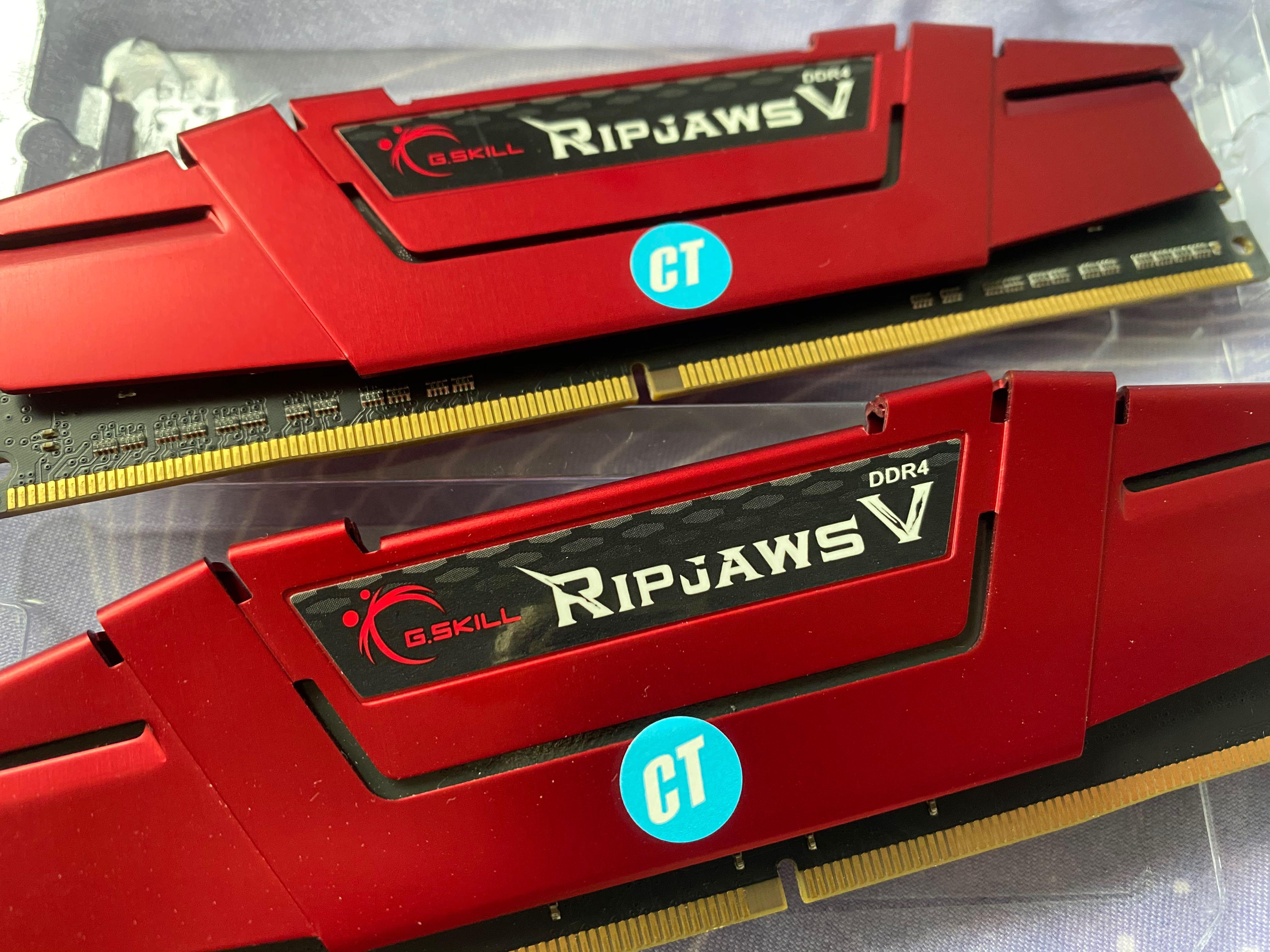 G Skill Ripjaws V Ddr4 2400mhz Dual Kit 8gbx2 Electronics Computer Parts Accessories On Carousell