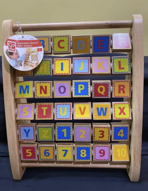 hape alphabet abacus