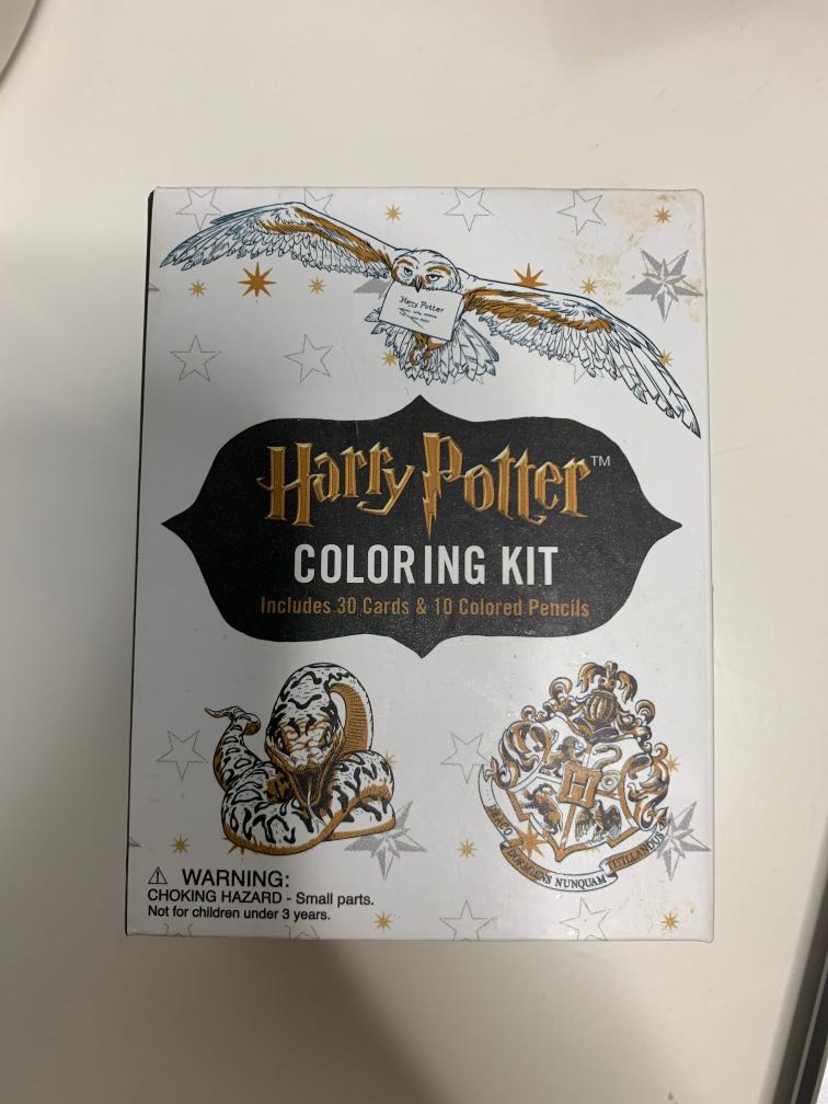 Harry Potter Colouring kit, Hobbies & Toys, Toys & Games on Carousell