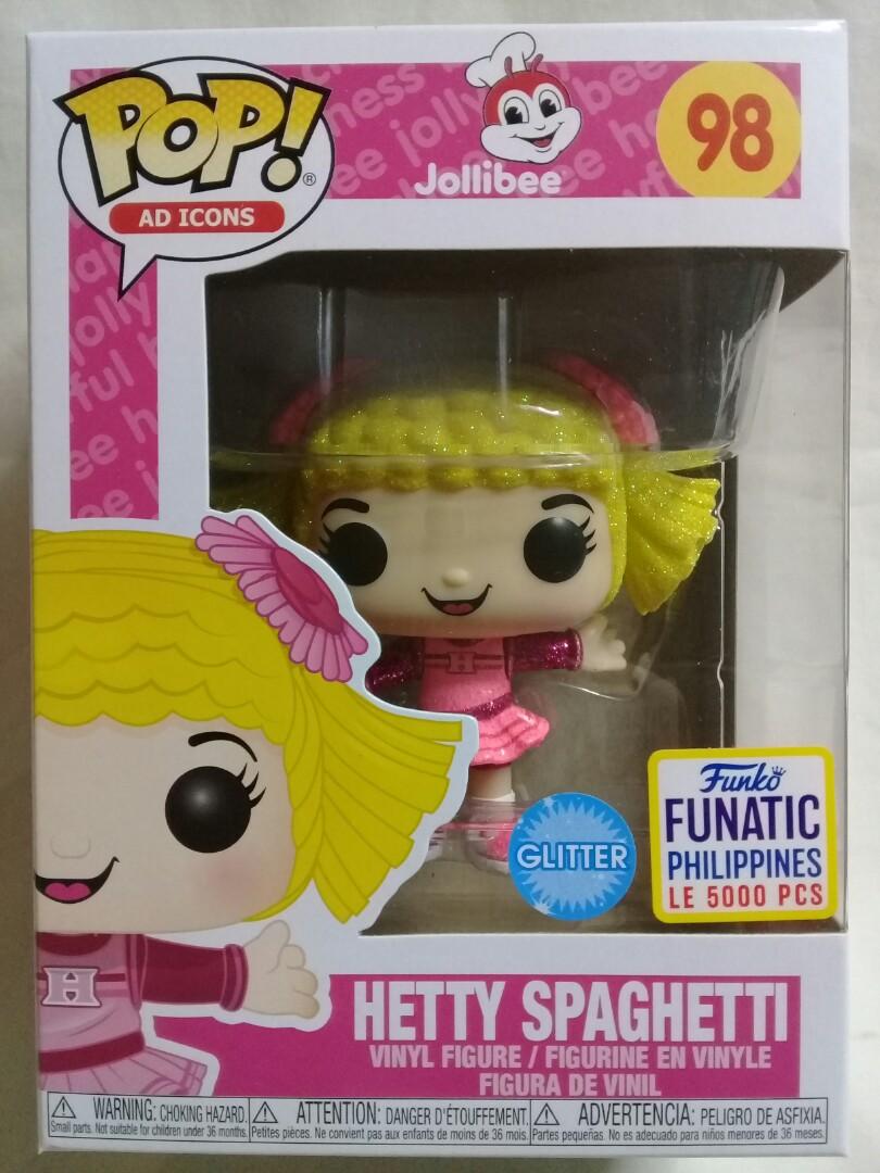 pics Jollibee Hetty Anime jollibee hetty spaghetti glittered funko funatic philippines limited edition 5000 pcs funko pop