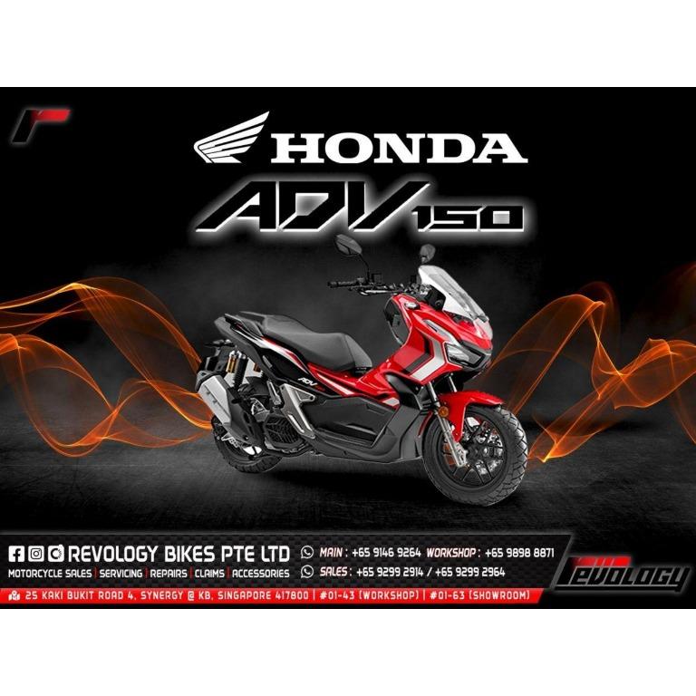 Honda Adv 150 Abd Adv150 Red Motorcycles Motorcycles For Sale Class 2b On Carousell