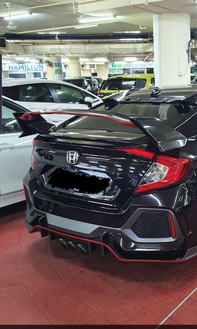 Honda Civic Fc Type R Spoiler, Car Accessories, Accessories On Carousell