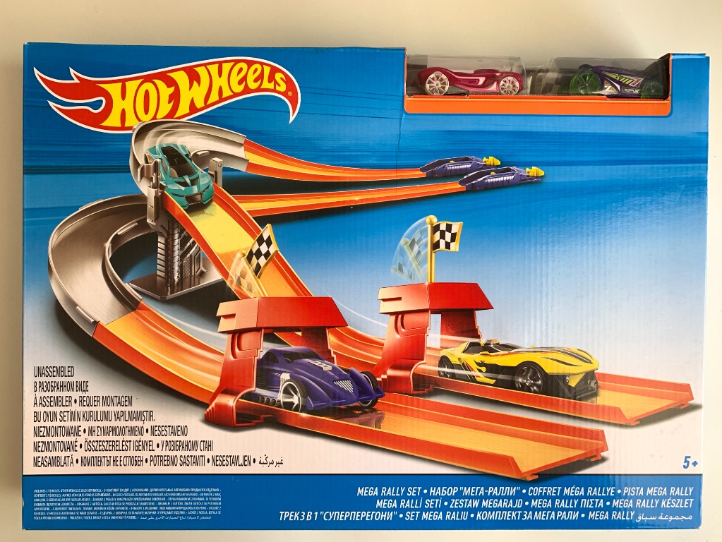 Hot wheels sales mega rally set