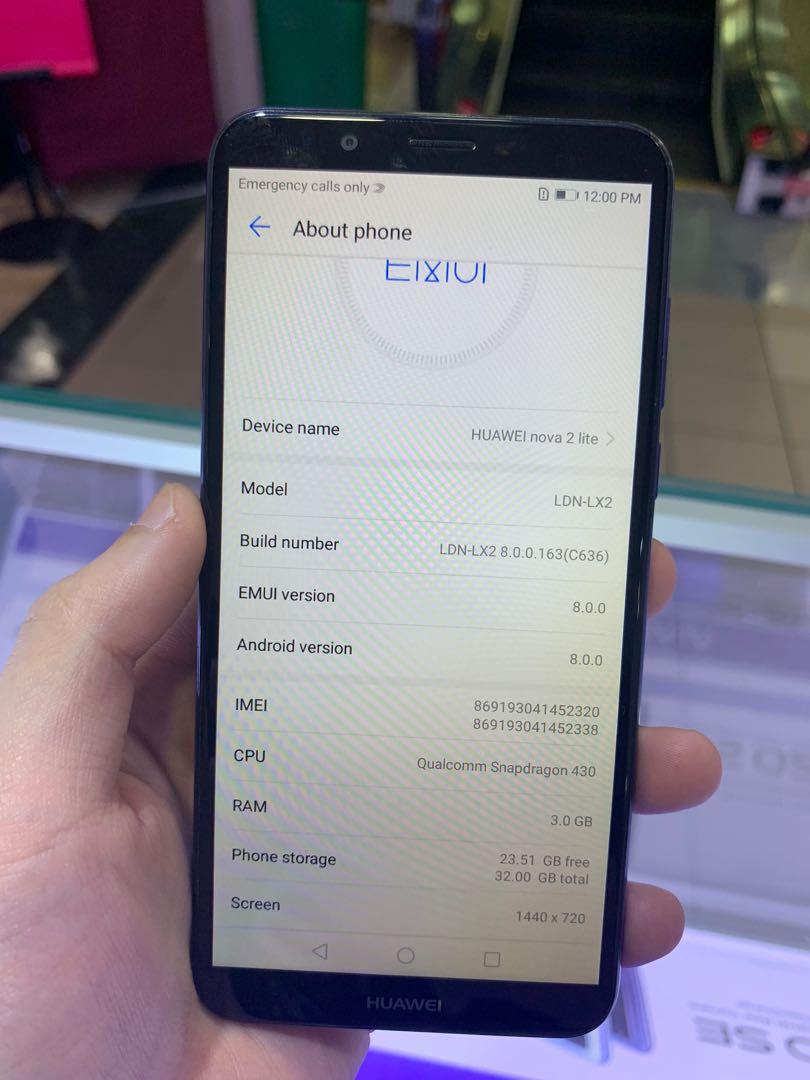 Huawei Nova 2 Lite Blue Condition 100 New Still Support Google Mobile Phones Tablets Android Phones Others On Carousell