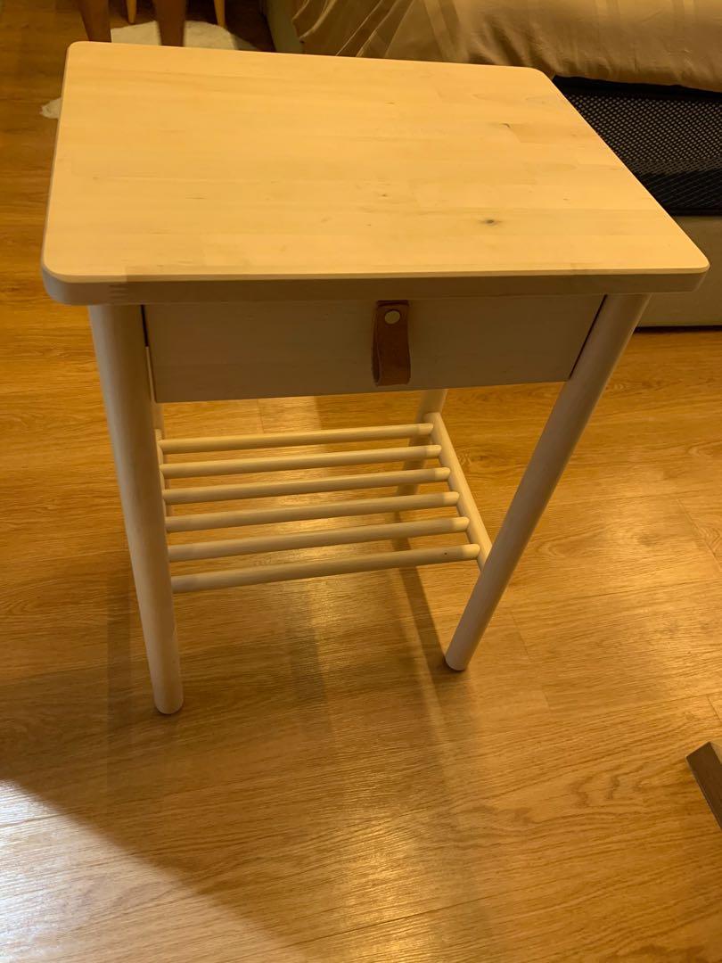 As Good As New Ikea Bedside Table Bjorksnas Furniture Shelves Drawers On Carousell Lasuavy bamboo nightstand stackable side table end table bedside tables for living room/bedroom/nursery room/laundry room/study room, set of 2，natural. as good as new ikea bedside table bjorksnas