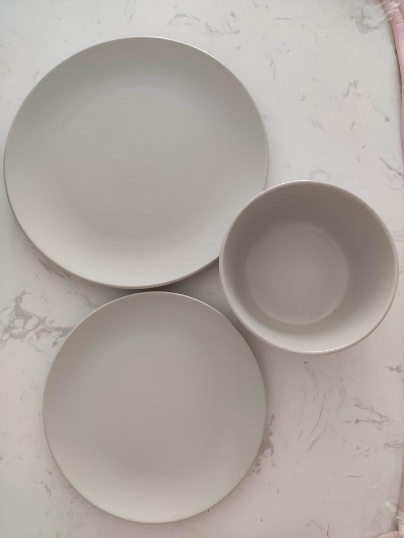 Ikea Dinnerware set Beige, Furniture & Home Living, Kitchenware & Tableware, Dinnerware