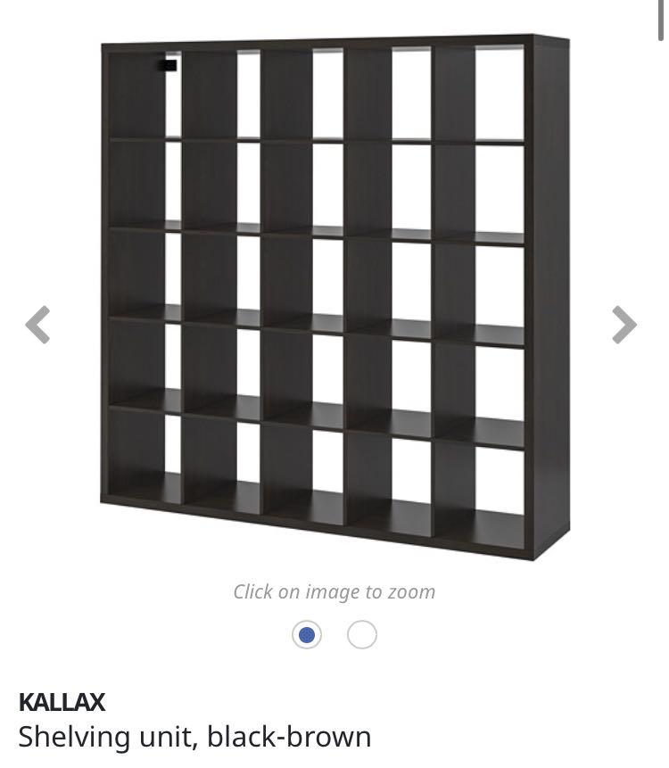IKEA Kallax Shelving Unit 5x5 (Free Delivery), Furniture & Home Living